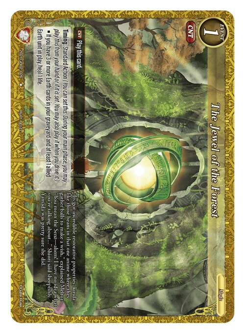 The Jewel of the Forest Card Front