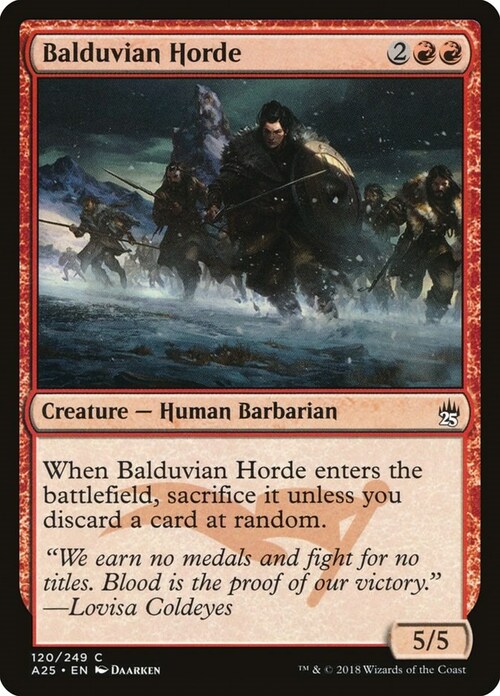 Balduvian Horde Card Front