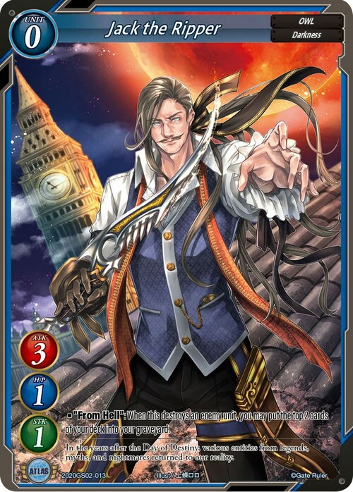 Jack the Ripper Card Front