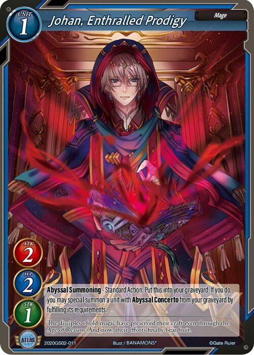 Johan, Enthralled Prodigy Card Front