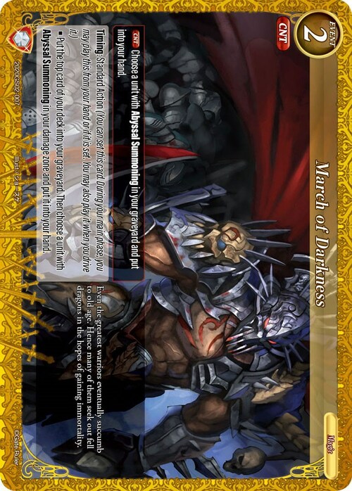 March of Darkness Card Front