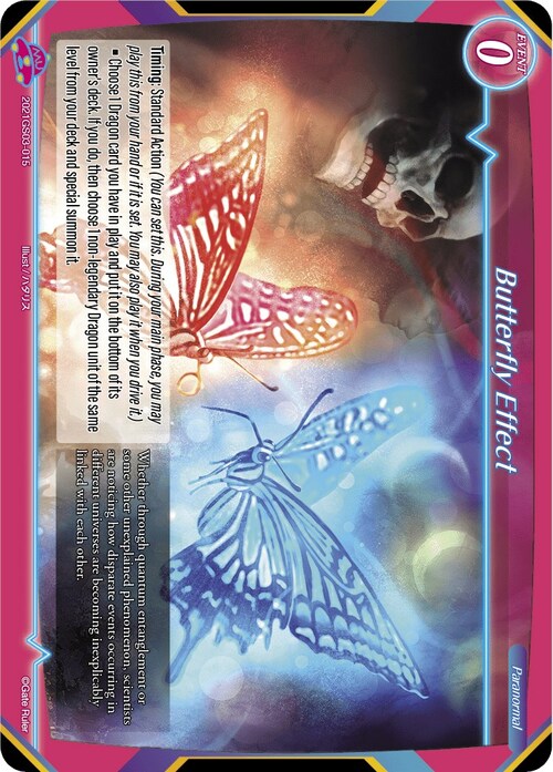 Butterfly Effect Card Front