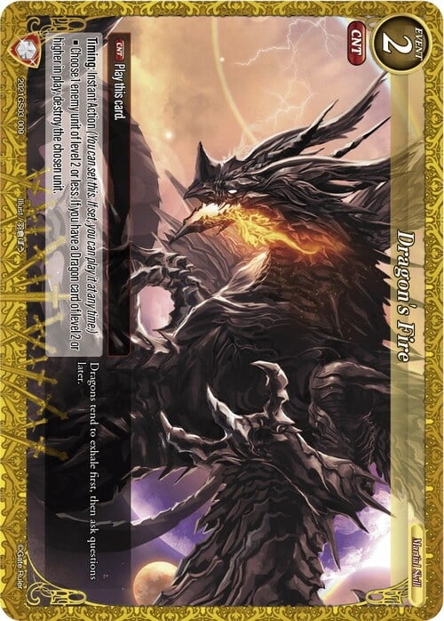 Dragon's Fire Card Front