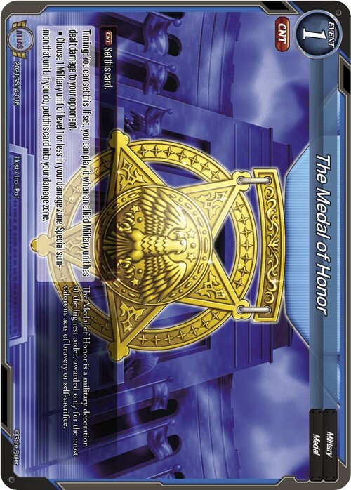 The Medal of Honor Card Front