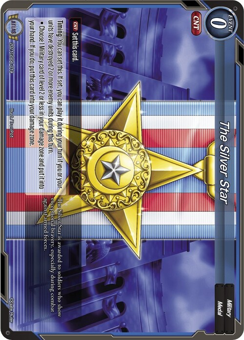 The Silver Star Card Front