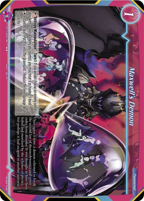 Maxwell's Demon Card Front