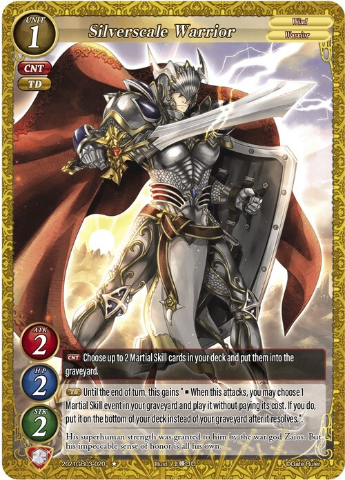 Silverscale Warrior Card Front