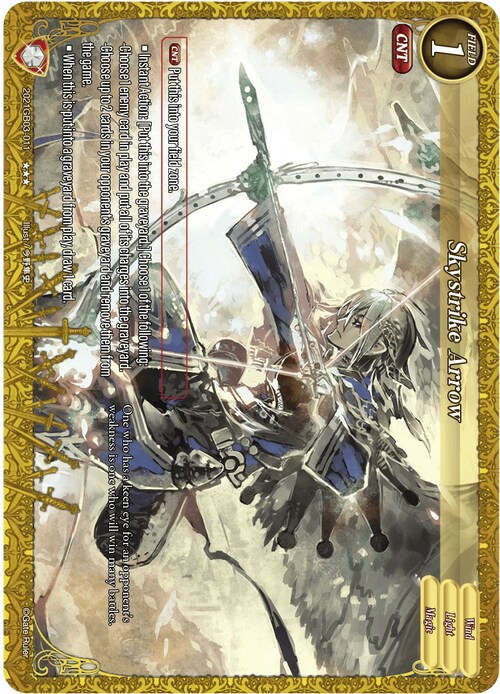 Skystrike Arrow Card Front