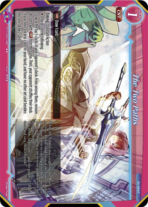 The Two Paths Card Front