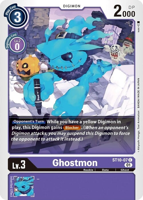 Ghostmon Card Front