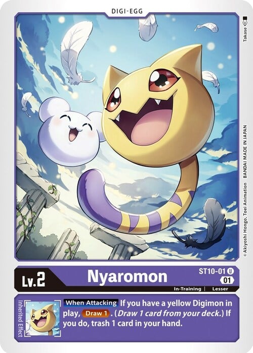 Nyaromon Card Front
