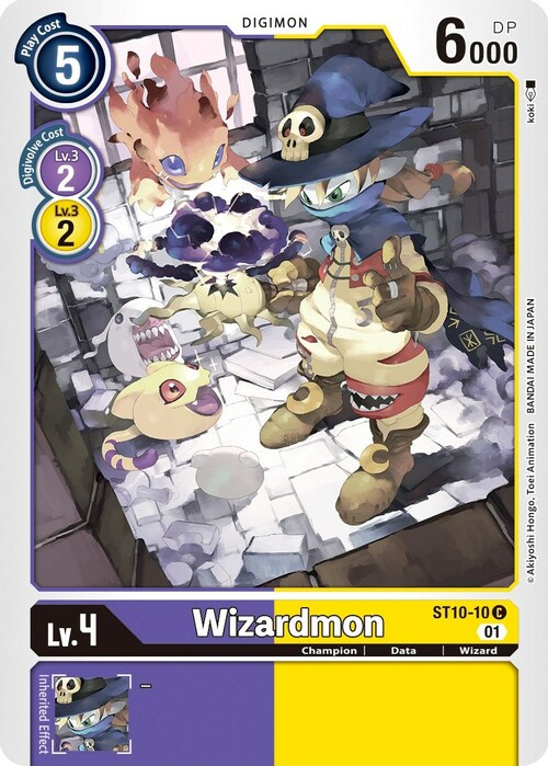 Wizardmon Card Front