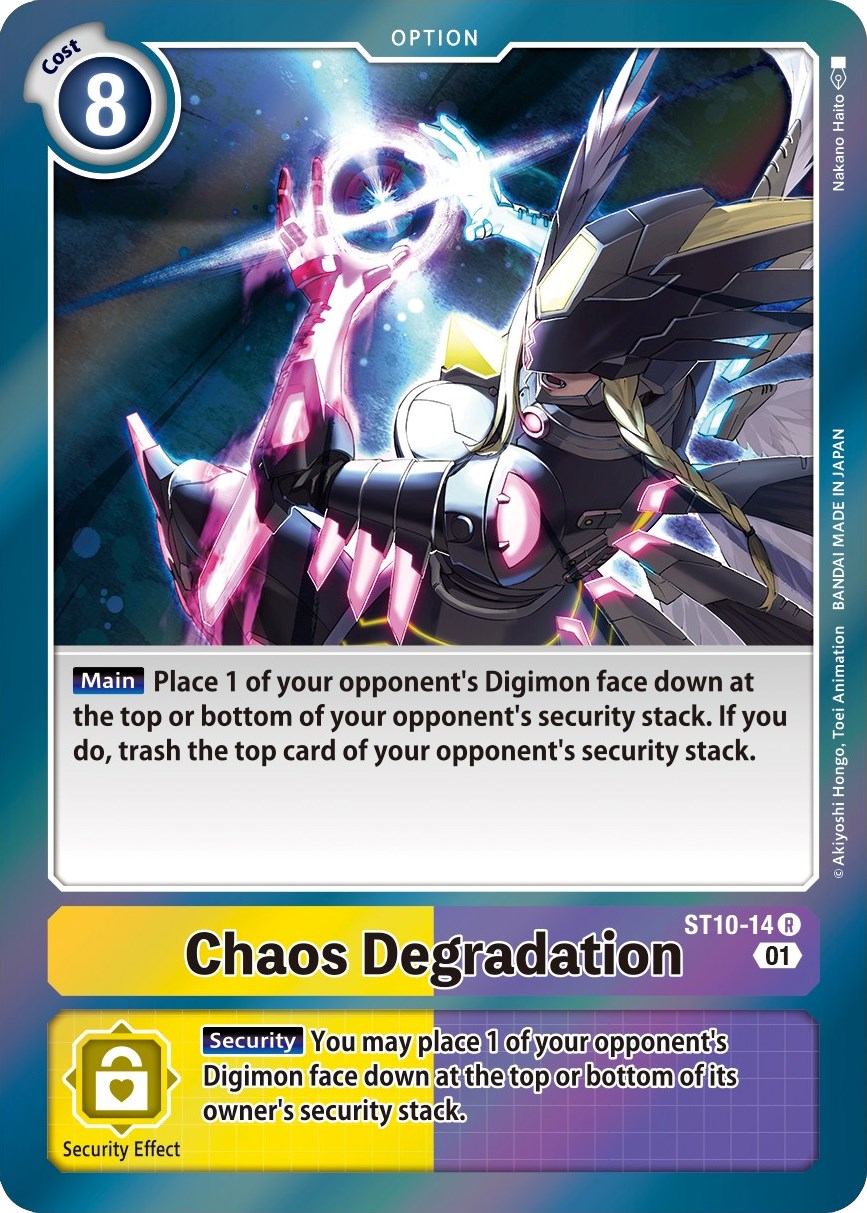 Chaos Degradation Starter Deck Parallel World Tactician | Digimon |  CardTrader