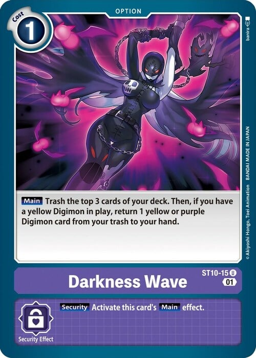 Darkness Wave Card Front