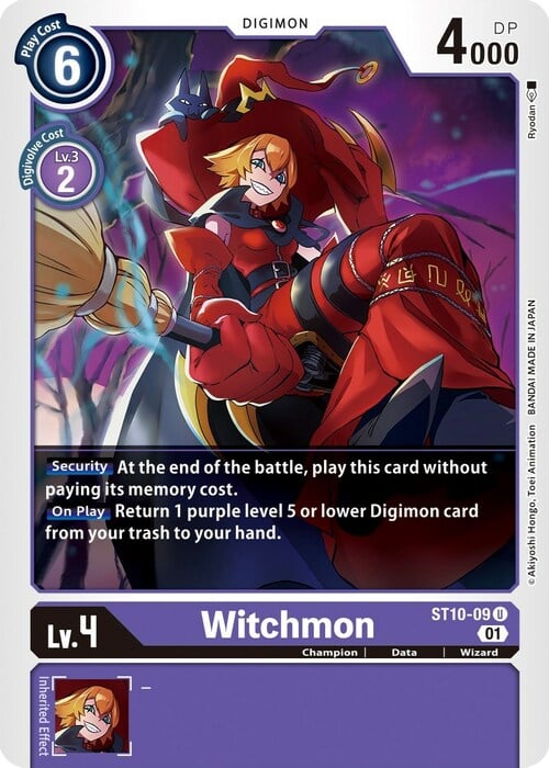 Witchmon Card Front