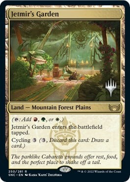 Jetmir's Garden Card Front