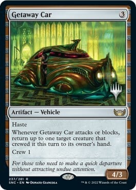 Getaway Car Card Front