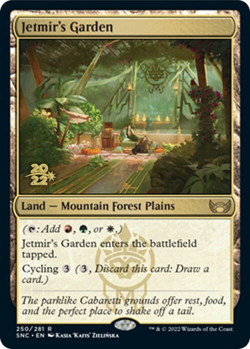 Jetmir's Garden Card Front
