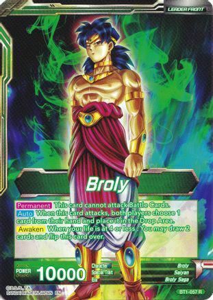 Broly // Broly, The Legendary Super Saiyan Card Front