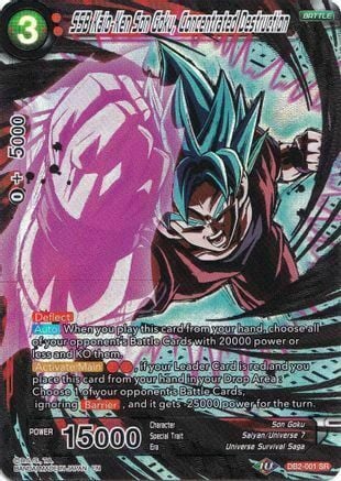 SSB Kaio-Ken Son Goku, Concentrated Destruction Frente