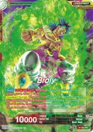 Broly // Broly, Surge of Brutality Card Front