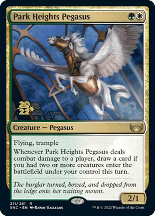 Park Heights Pegasus Card Front
