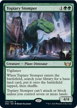 Topiary Stomper Card Front
