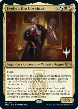Evelyn, the Covetous Card Front