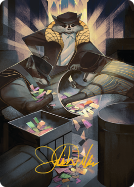 Art Series: Masked Bandits Card Front