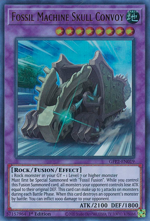 Fossil Machine Skull Convoy Card Front