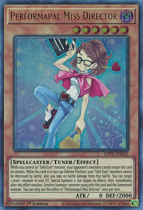 Performapal Miss Director Card Front