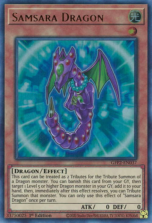 Samsara Dragon Card Front