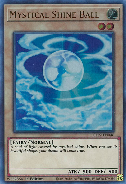 Mystical Shine Ball Card Front
