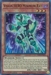Vision HERO Minimum Ray · Ultra Rare 055