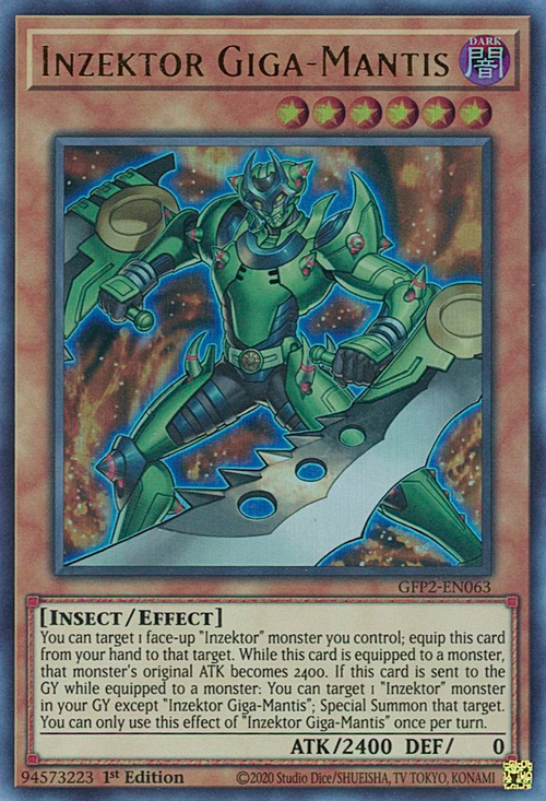 Inzektor Giga-Mantis Card Front