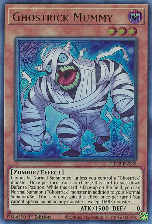 Ghostrick Mummy Card Front