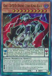 Go! - D/D/D Divine Zero King Rage · Ultra Rare 080