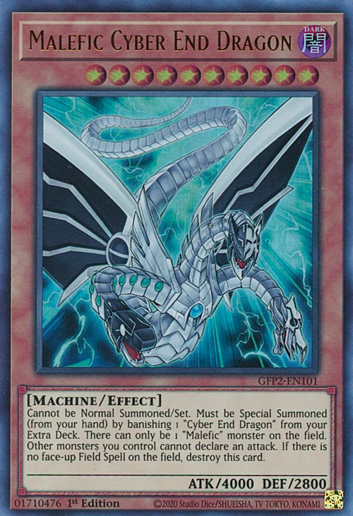 Cyber Drago Finale Maligno Card Front