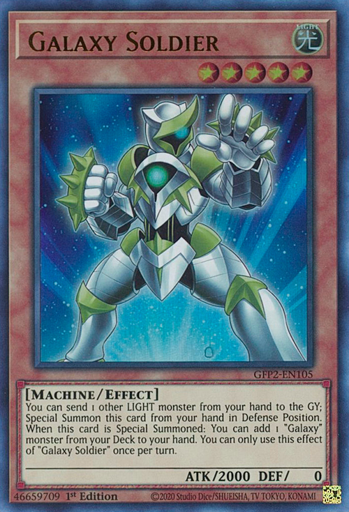 Galaxy Soldier Card Front