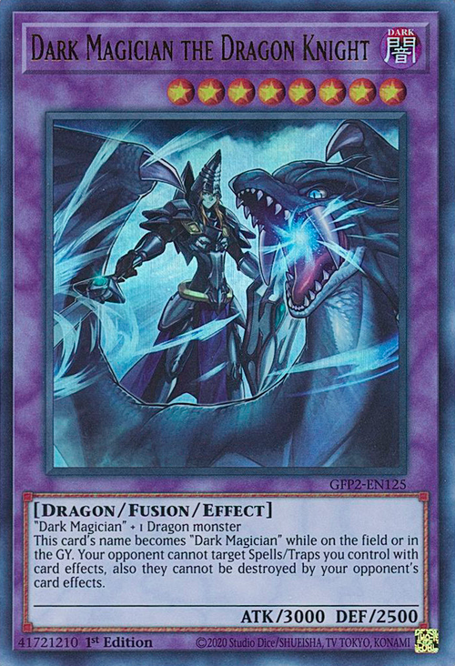 Dark Magician the Dragon Knight Card Front