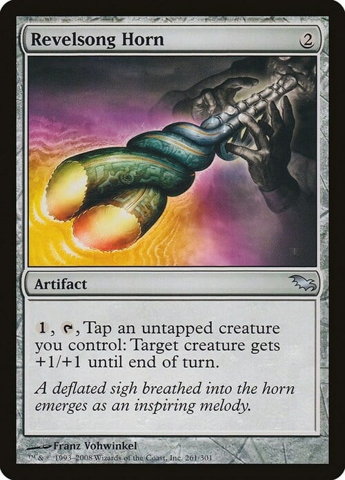 Revelsong Horn Card Front