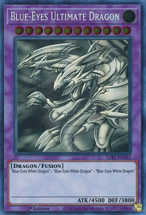 Blue-Eyes Ultimate Dragon Card Front