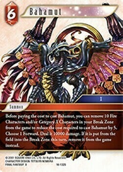 Bahamut Card Front