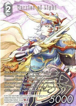 Warrior of Light Card Front