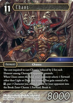 Chaos Card Front