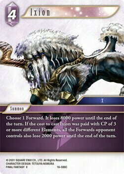Ixion Card Front