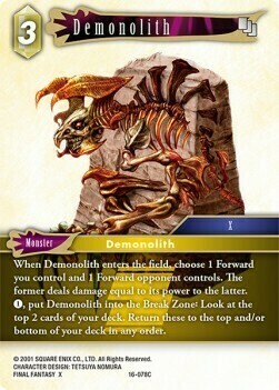 Demonolith Card Front