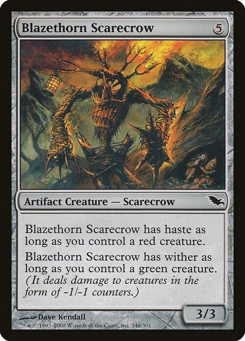Blazethorn Scarecrow Card Front