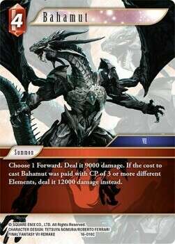 Bahamut Card Front