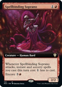 Spellbinding Soprano Card Front
